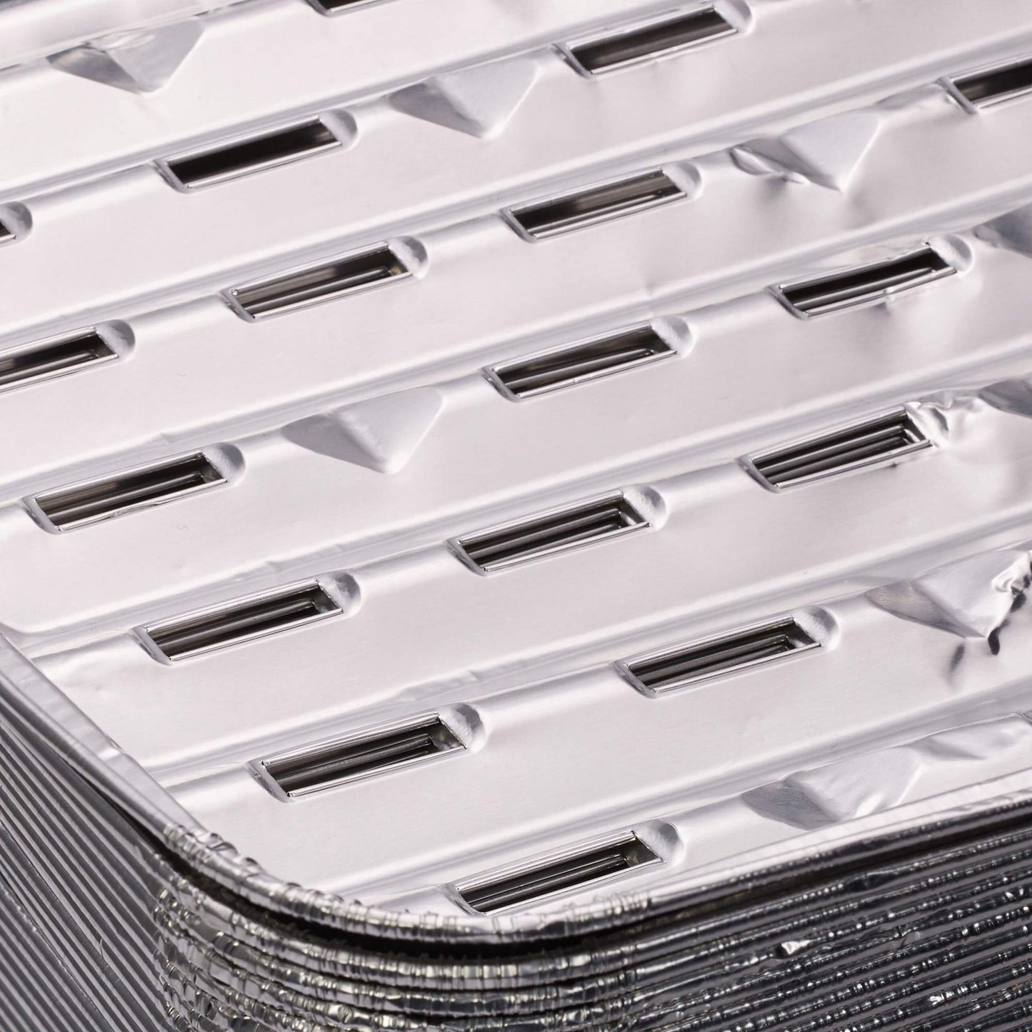 Grill tray in aluminium, set of 100 pcs