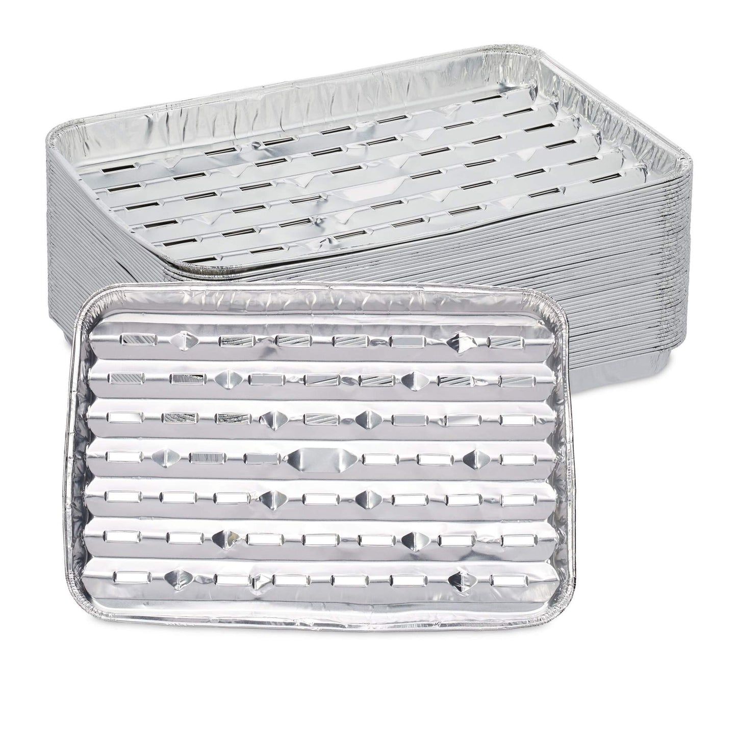 Grill tray in aluminium, set of 40 pcs