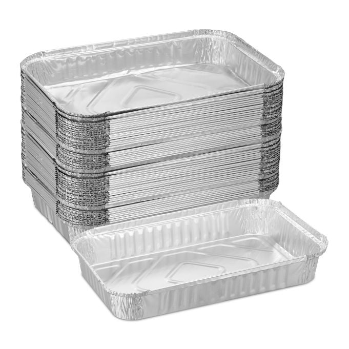 Grill tray in aluminium, set of 50 pcs