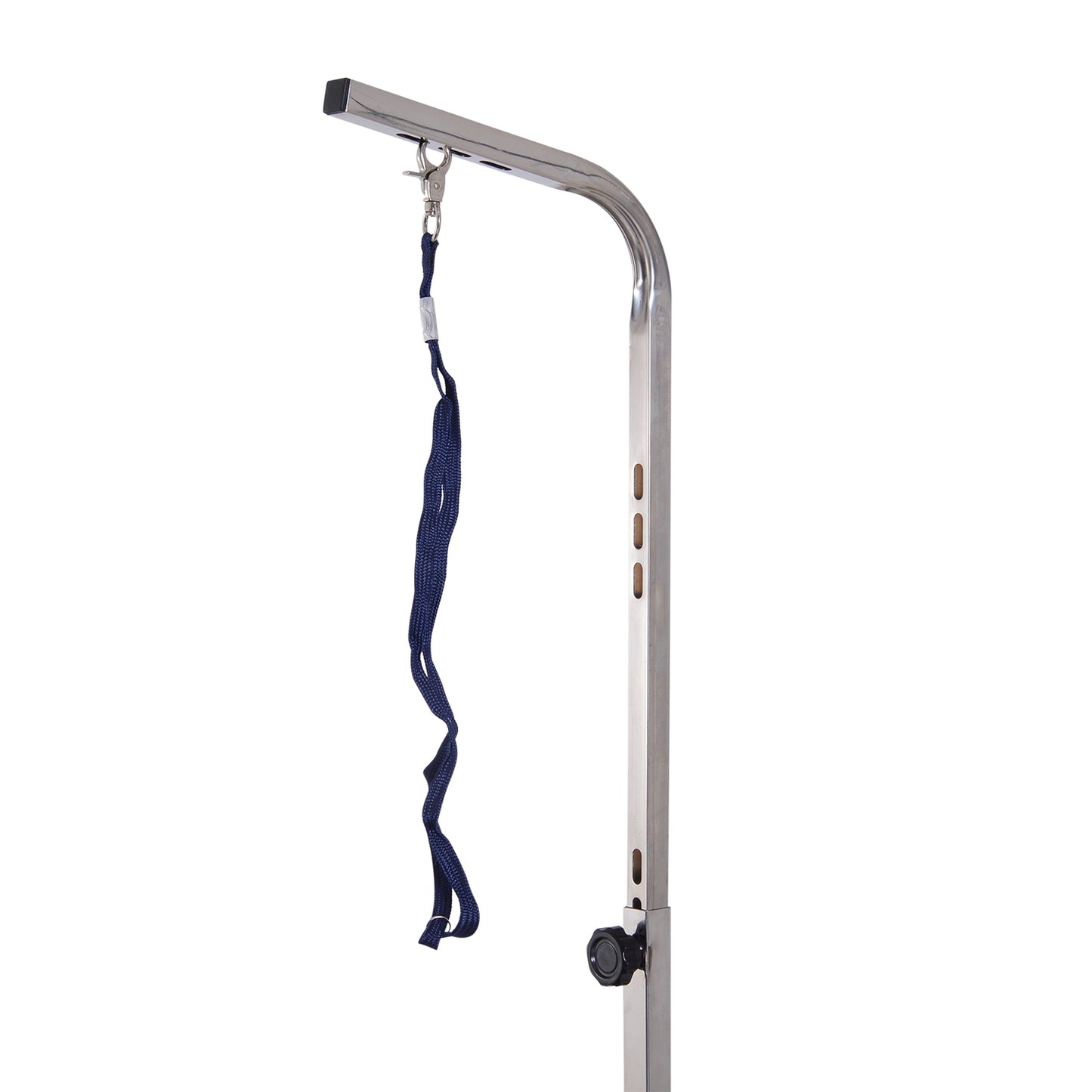 Adjustable dog grooming table with slings for bathing