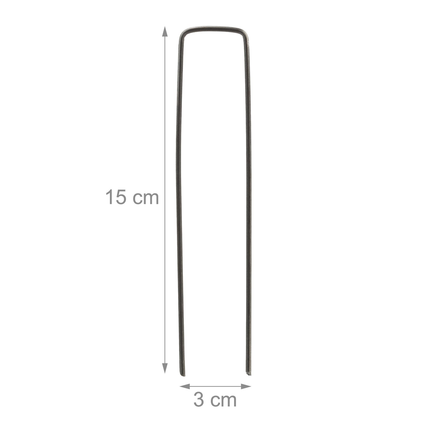 Ground anchor 15 cm in a set of 150