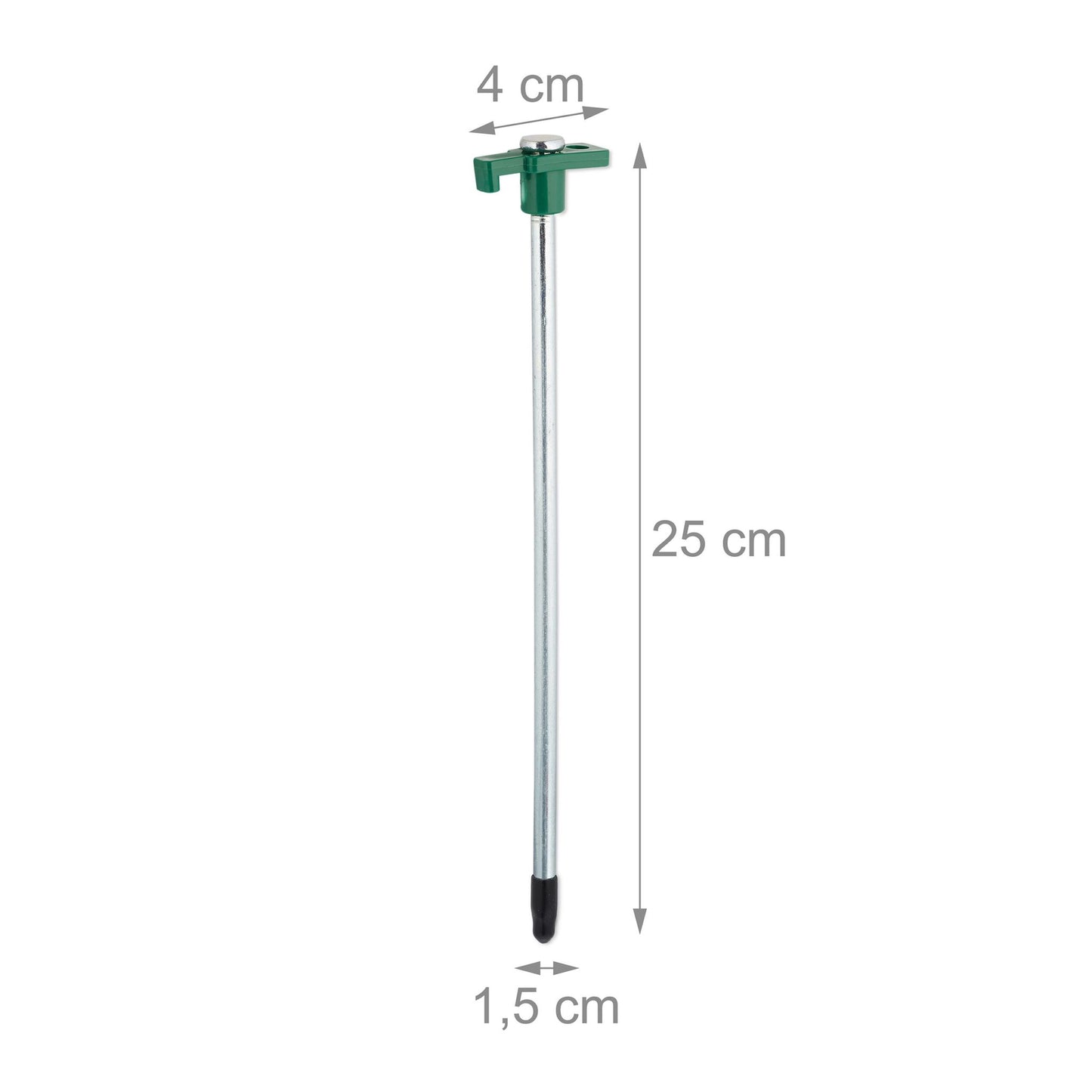 Ground pegs for mountains in a set of 18