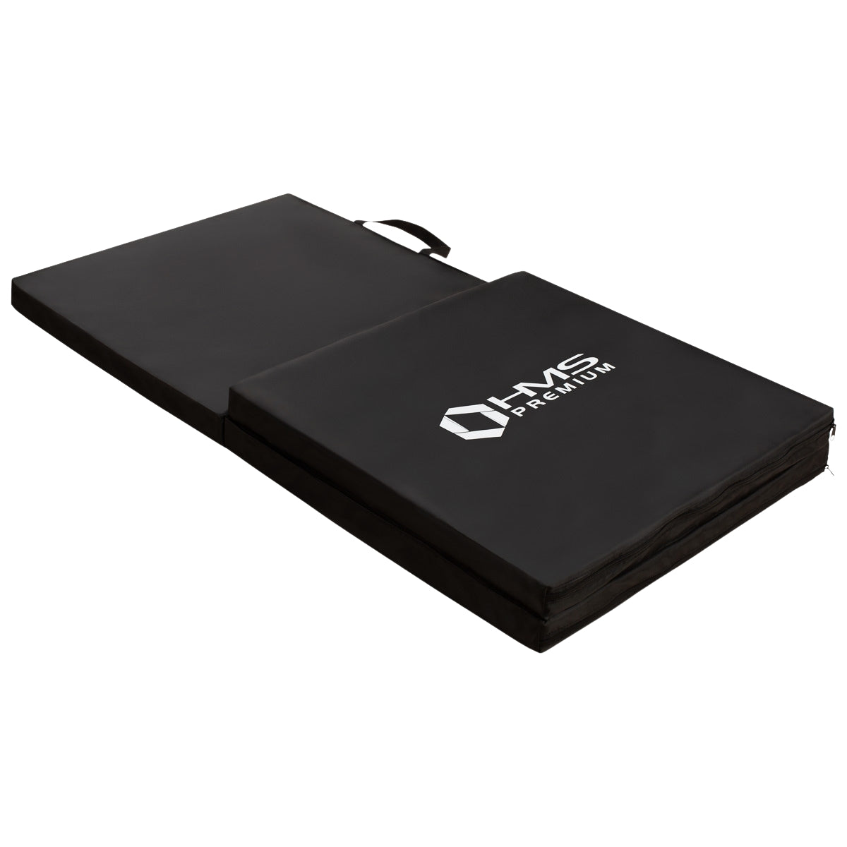 Gymnastic Foldable Mattress, 1800x600mm, Black