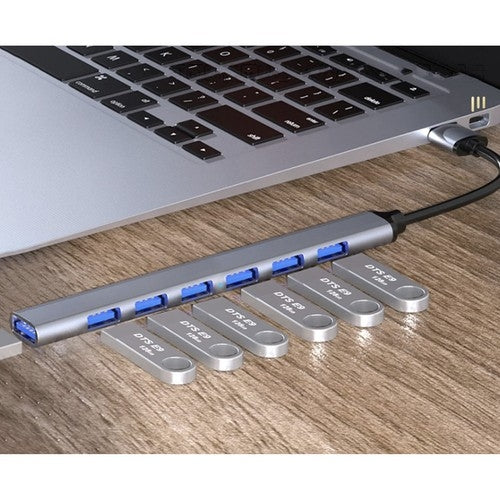 HUB USB- 1 port 3.2 + 6 ports 2.0 Izoxis 24374