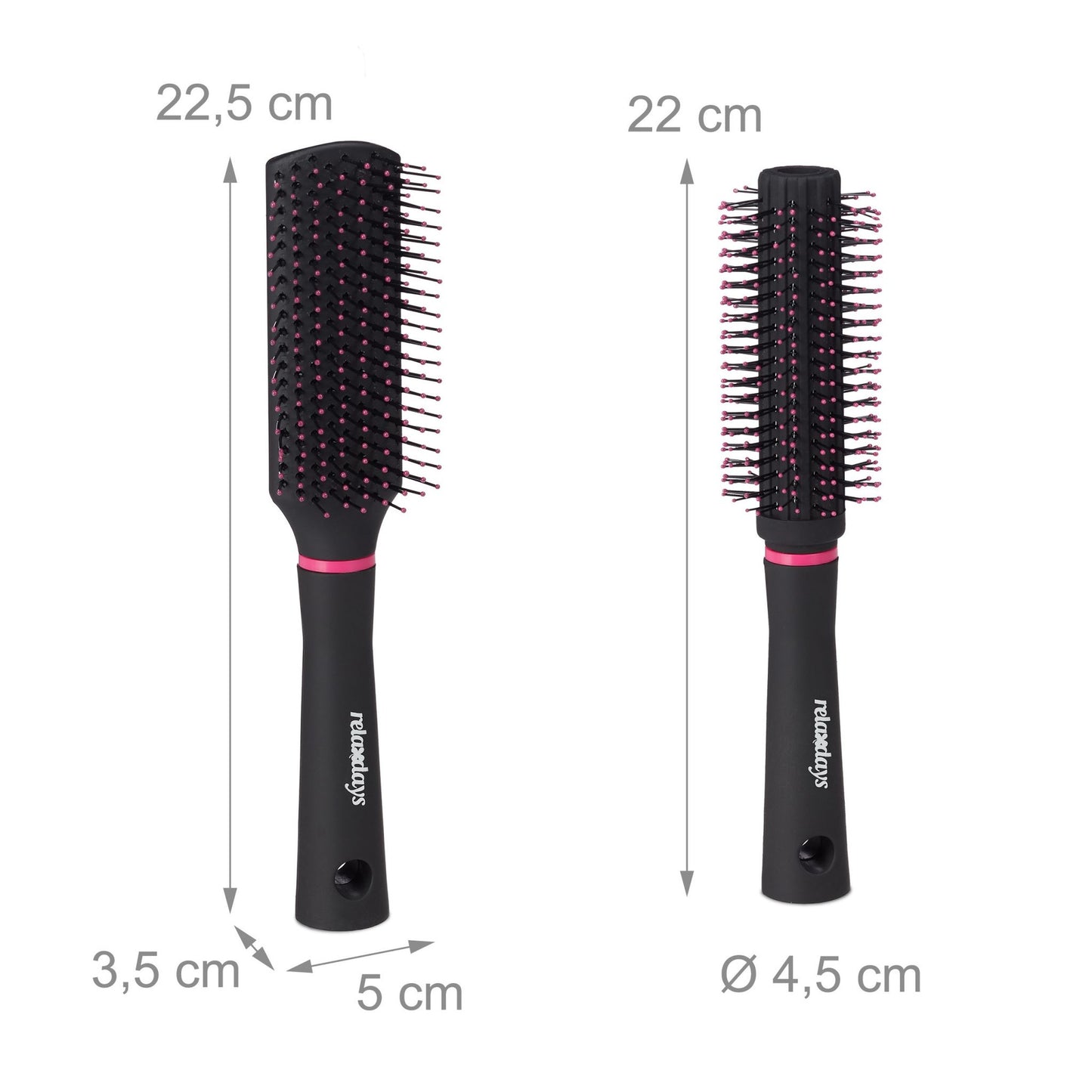 Hair brush - set of 4