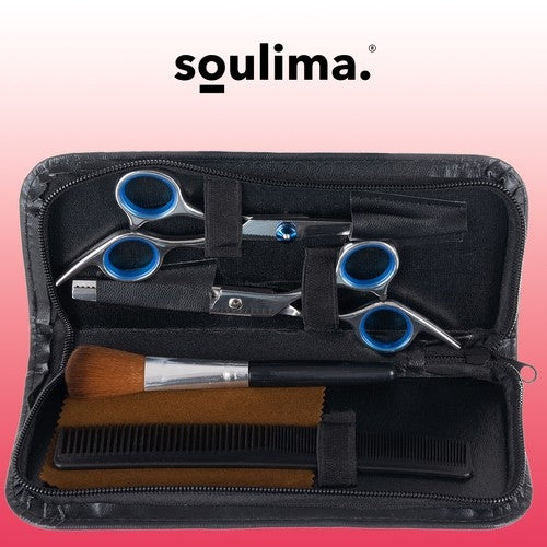 Hairdressing scissors 2 pcs + accessories