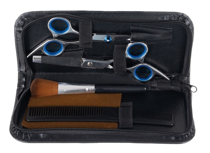 Hairdressing scissors 2 pcs + accessories