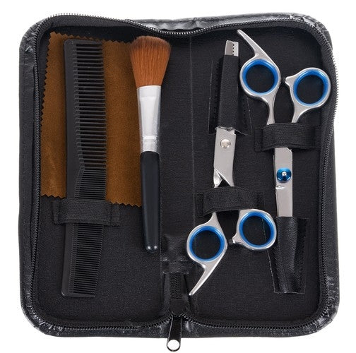 Hairdressing scissors 2 pcs + accessories