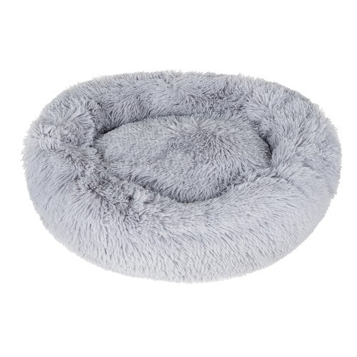 Hairy dog bed, gray 22759