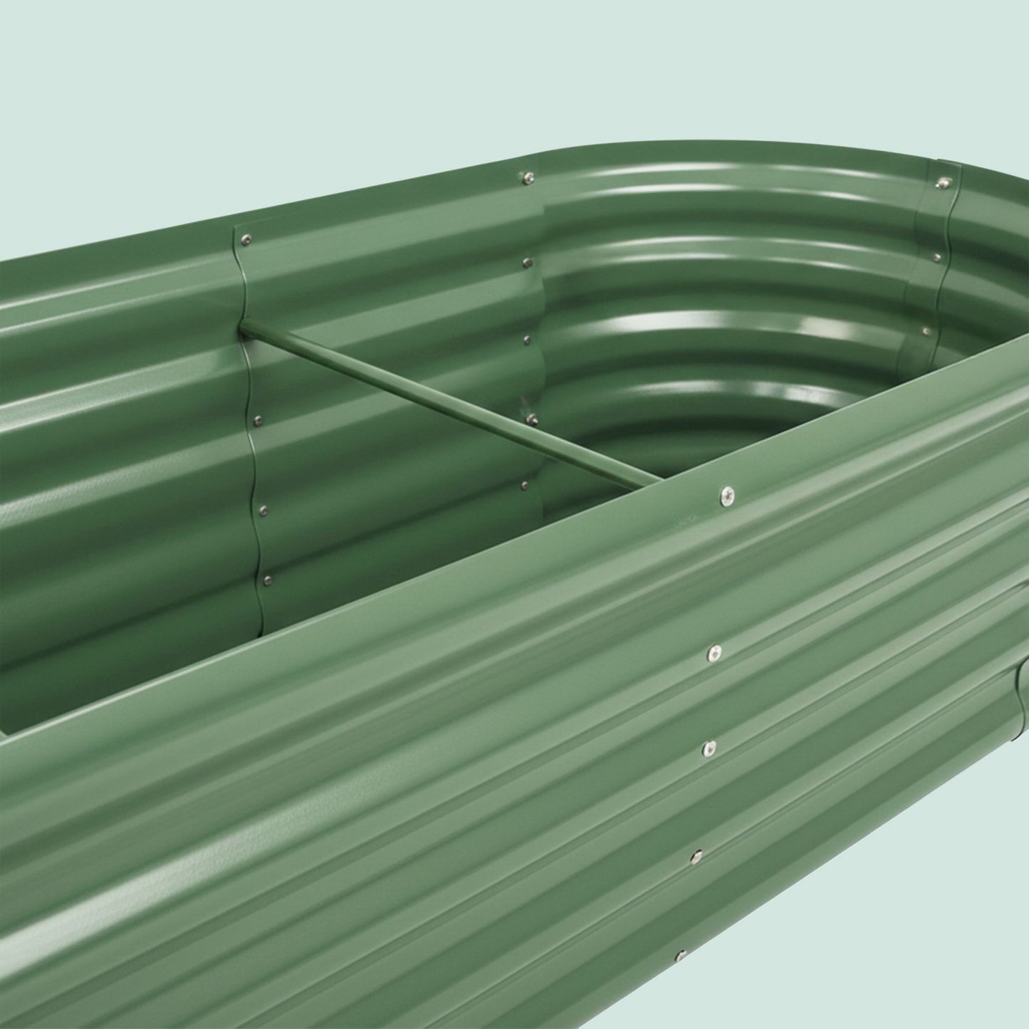 Half-Round Metal Raised Garden Bed, XXL, Weatherproof
