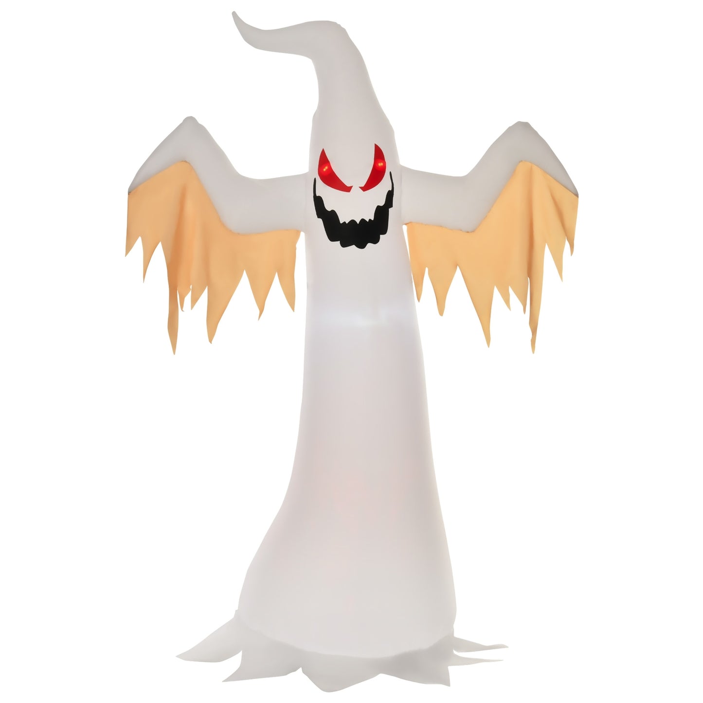 Inflatable Halloween Ghost, 2.4M, LED lit, weatherproof
