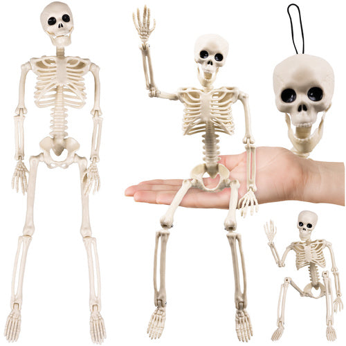 Halloween Skeleton Decoration, 40cm, Movable Limbs