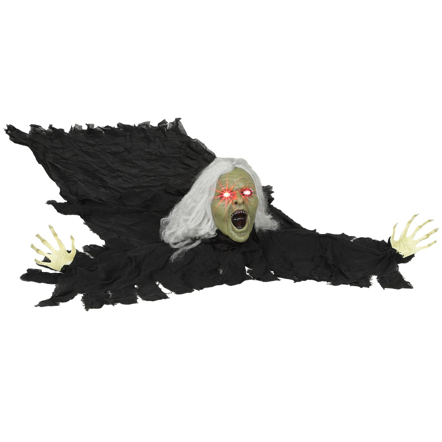 Halloween Zombie Decoration, 183cm with LED Lights & Sound