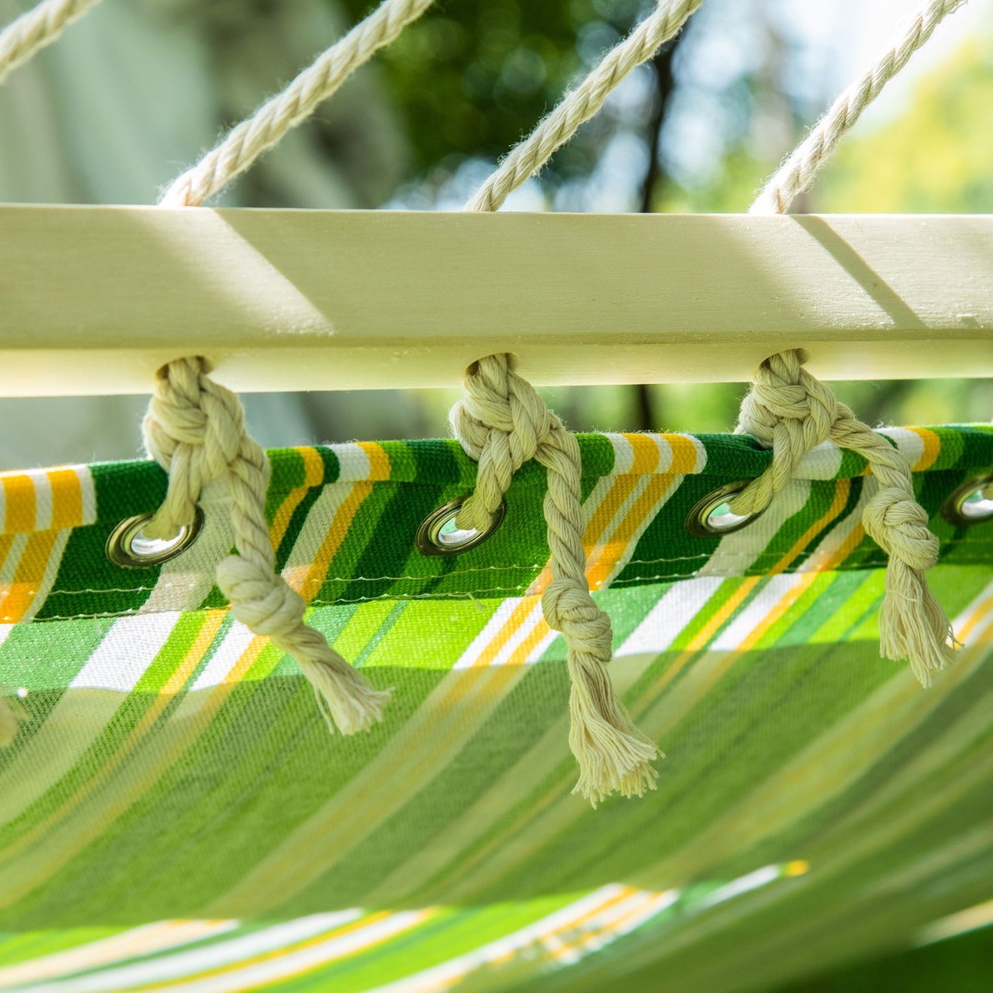 Hammock for 2 with pillow, camping, 188x140 cm, green
