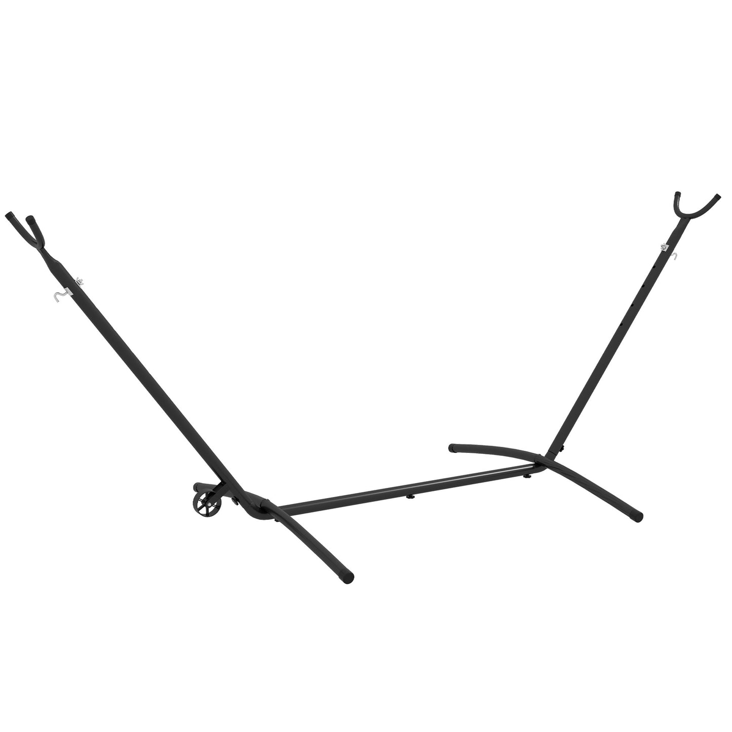 Adjustable steel hammock with wheels, 220 kg load