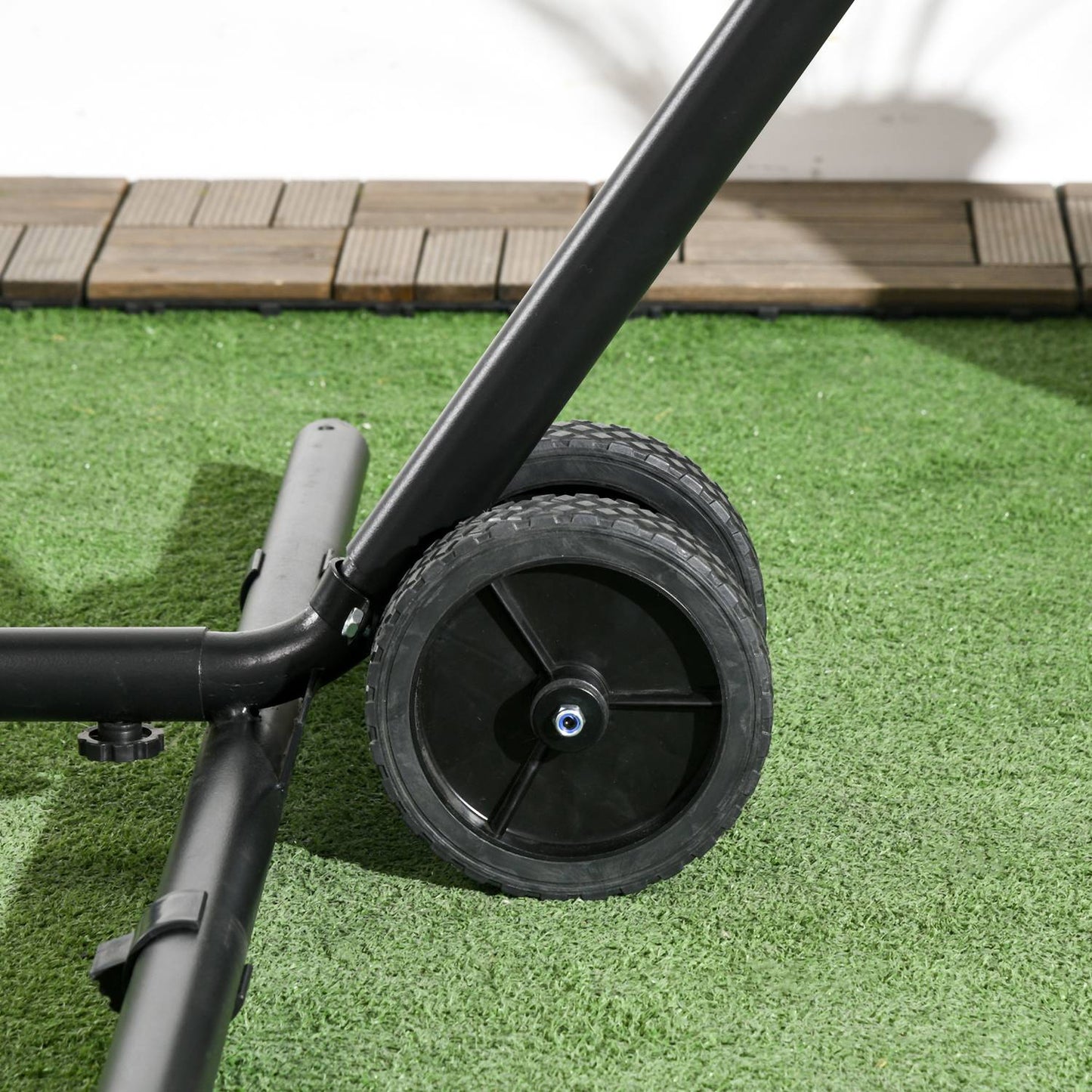 Wheel set for hammocks, Universal, Weatherproof, Black