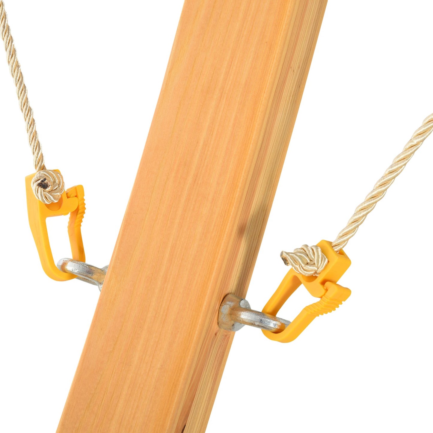 Pine hammock with pull rope, 325 x 120 x 118 cm