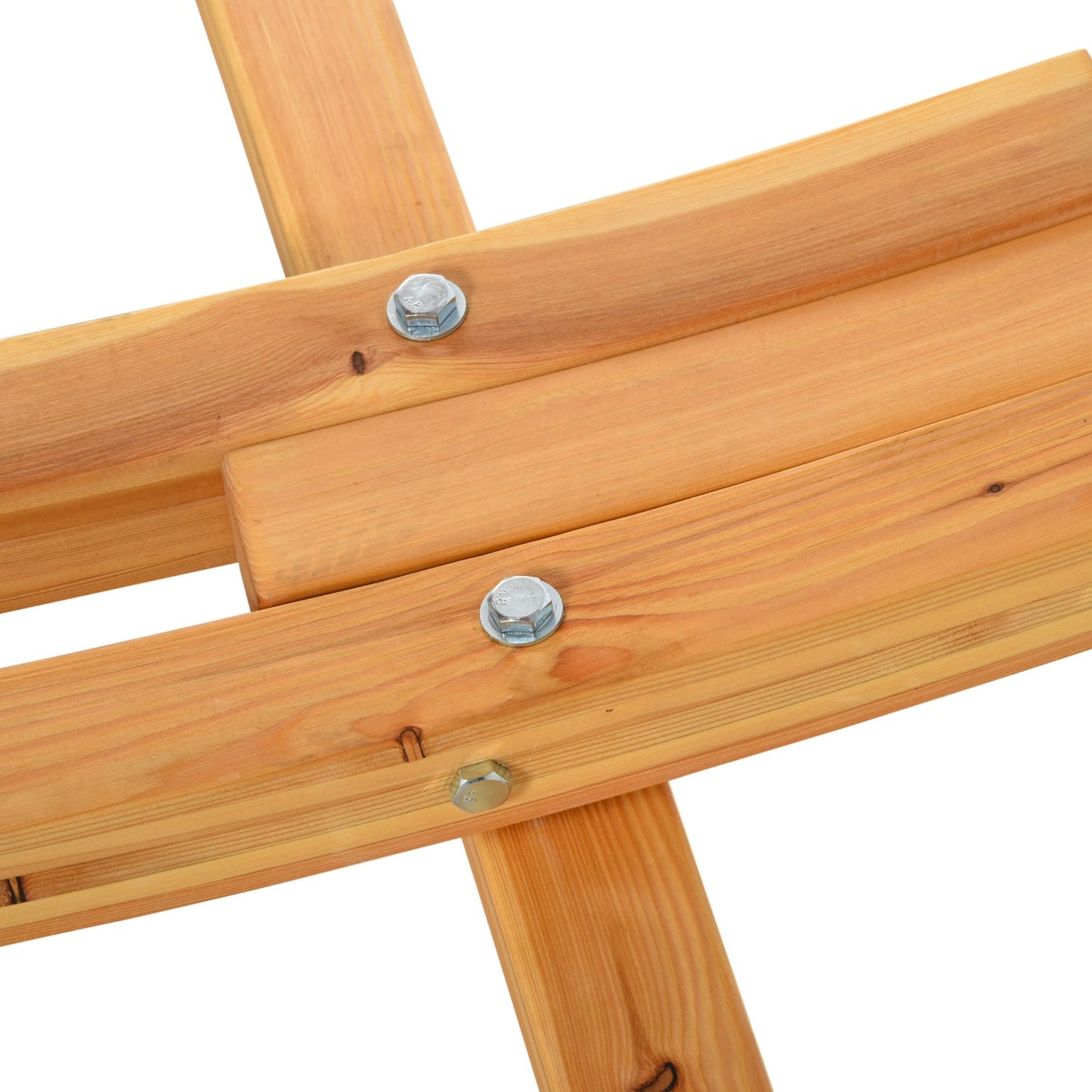 Pine hammock with pull rope, 325 x 120 x 118 cm