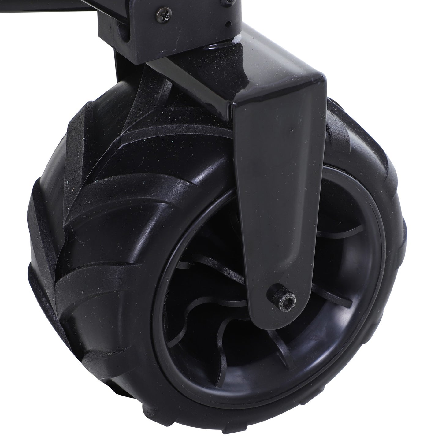 Folding metal garden cart - 360° telescopic handle, 20 kg capacity