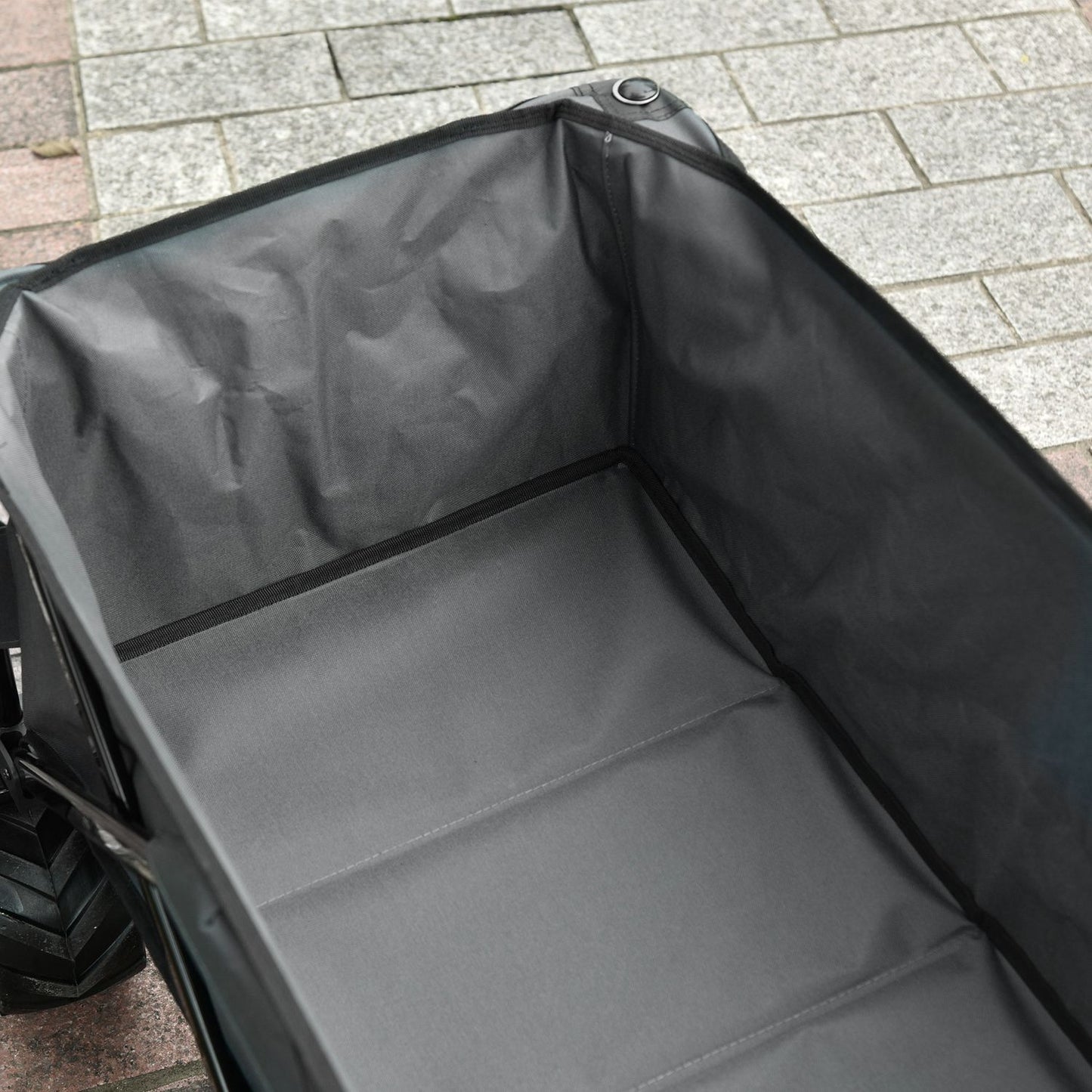 Collapsible garden cart with 360° swivel, 20 kg capacity