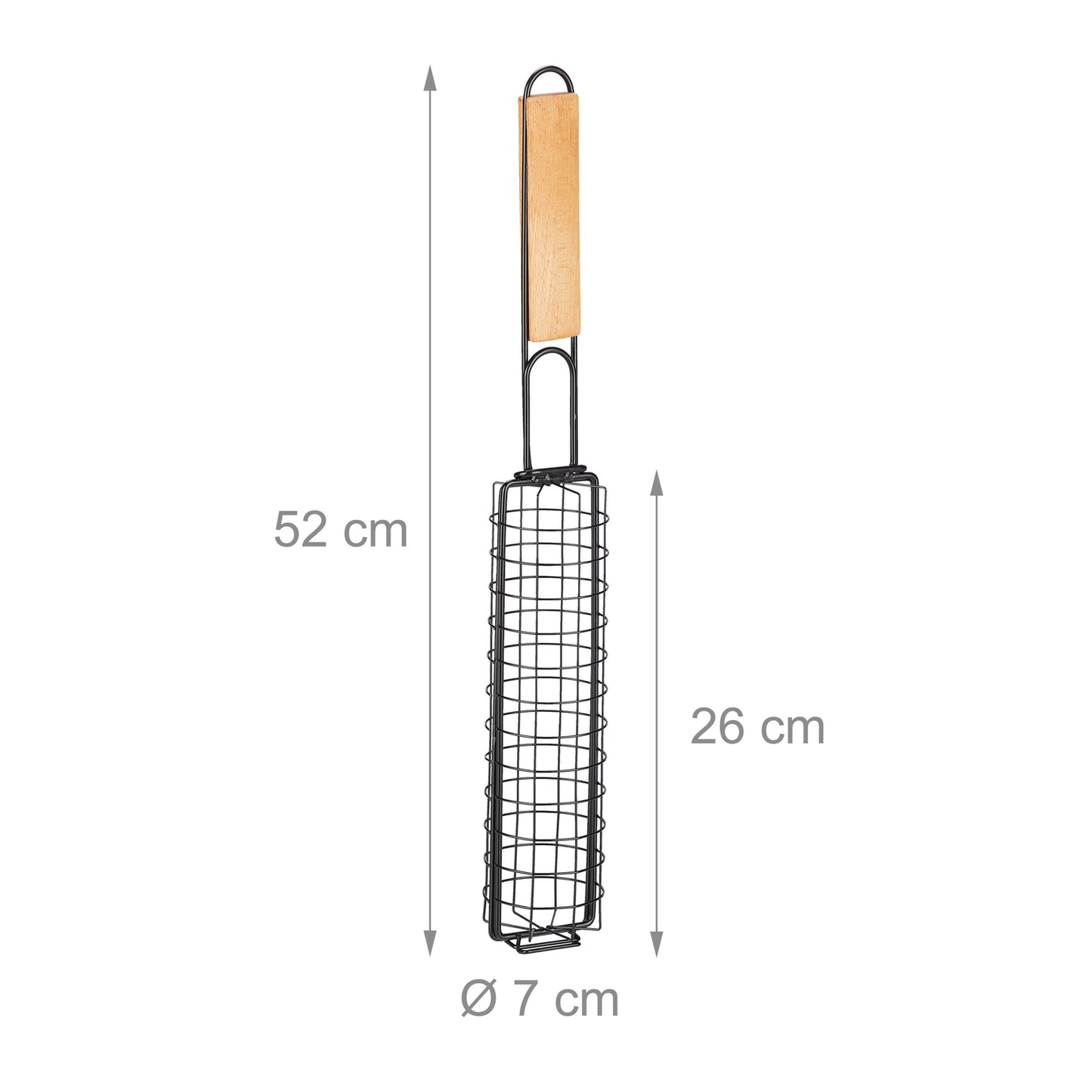 Hand grill for meat & vegetables