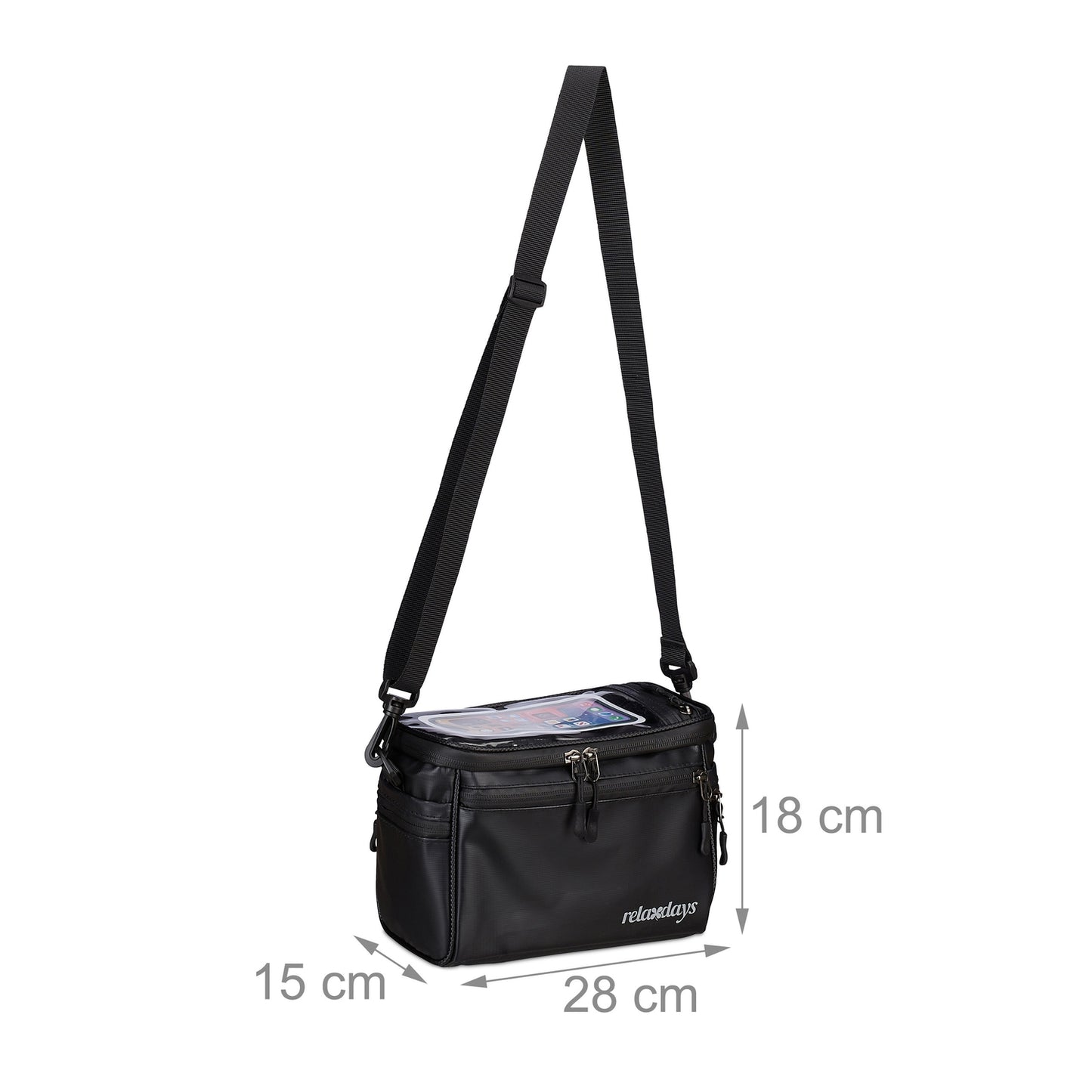 Handlebar bag for bicycle