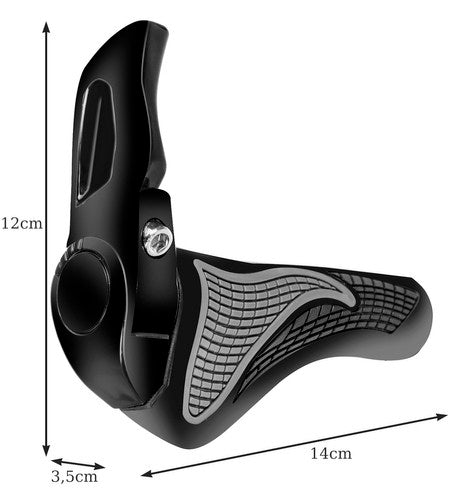Handlebar grips - horns 2 pcs.