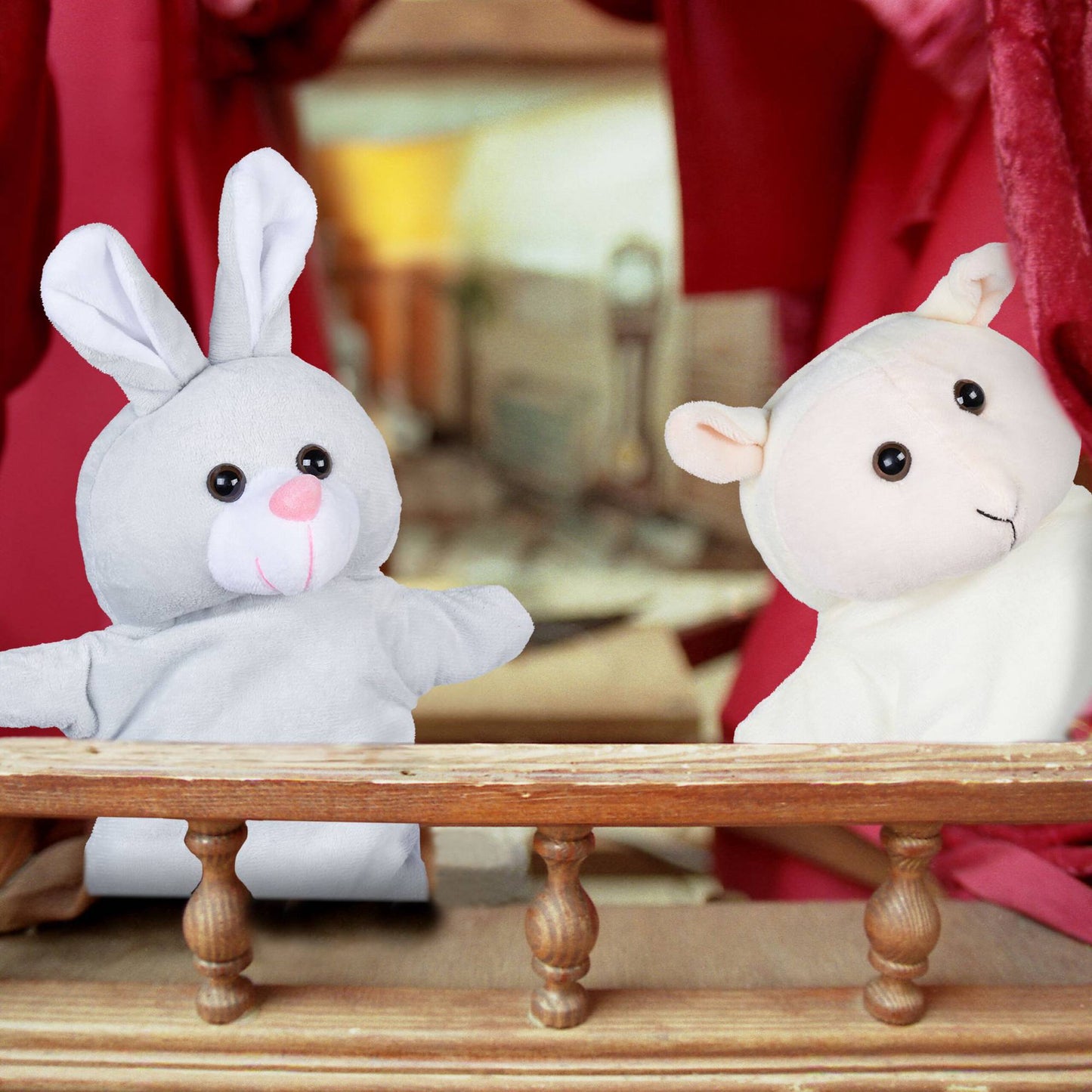 Hand puppets for children set of 4