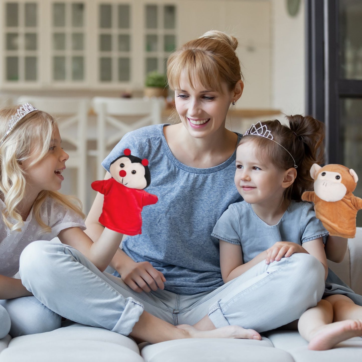 Hand puppets for children set of 4