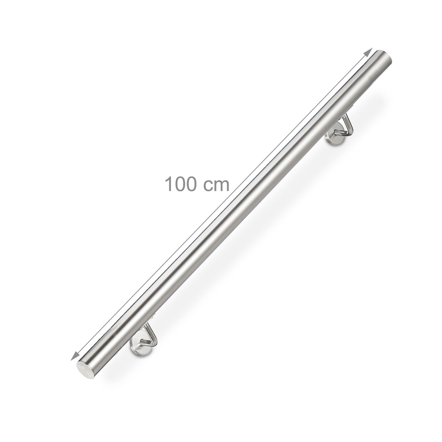 Handrail in stainless steel