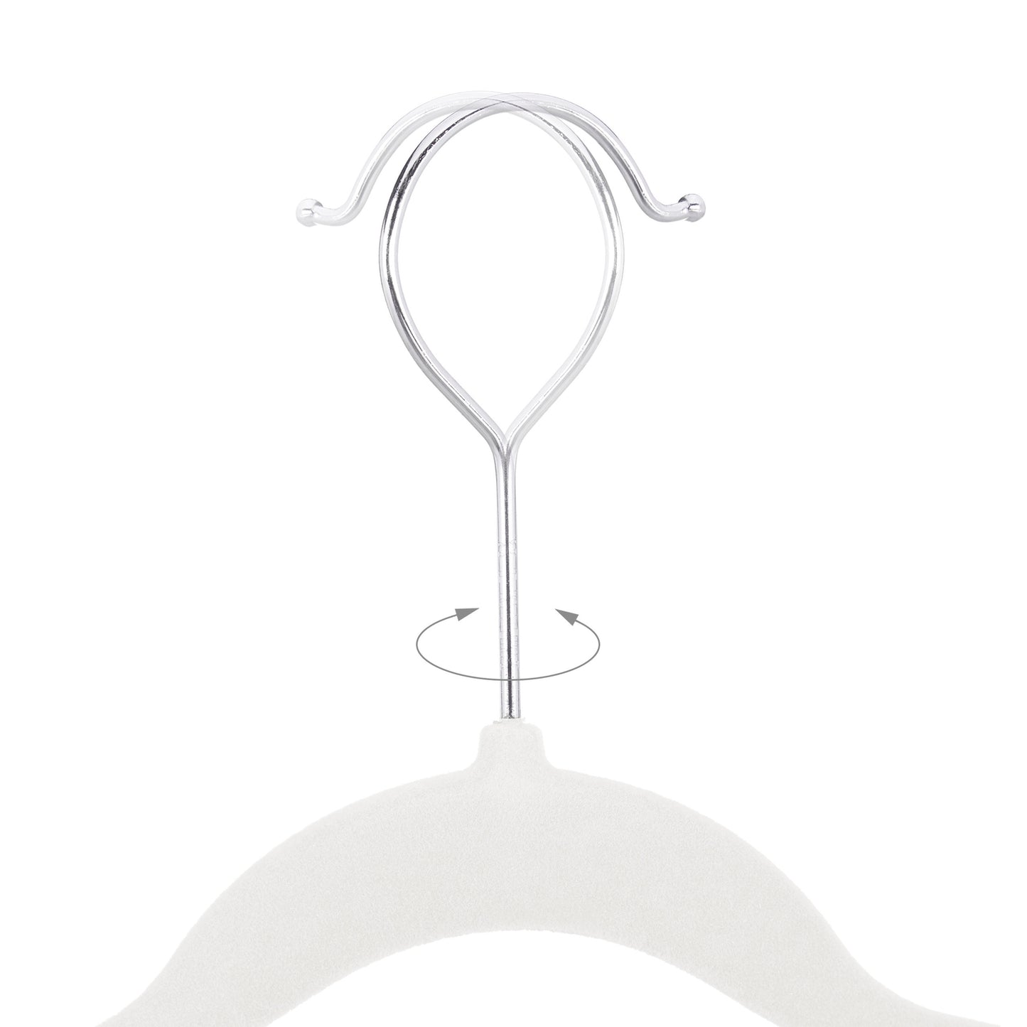 Hanger in velvet