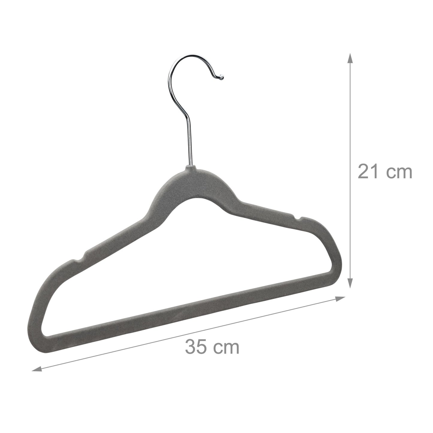 Hanger in velvet
