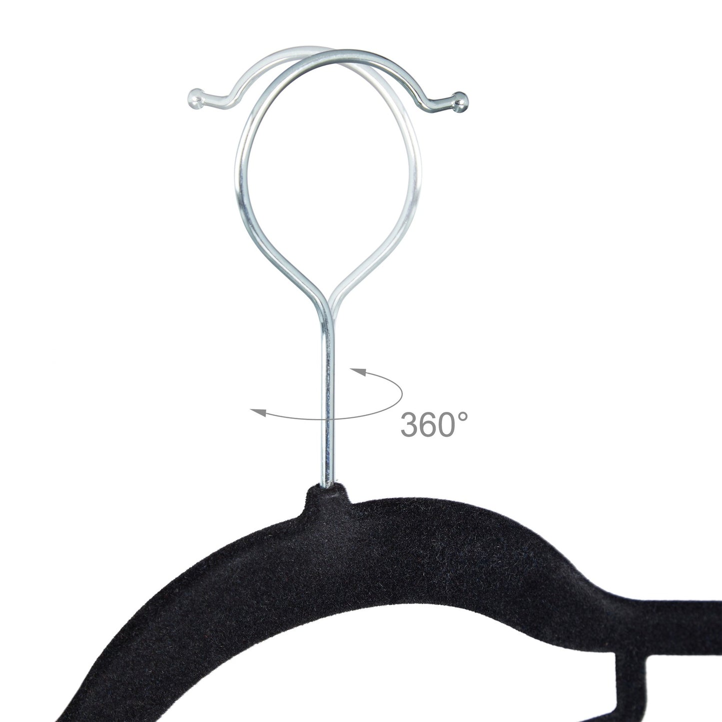 Hanger in velvet