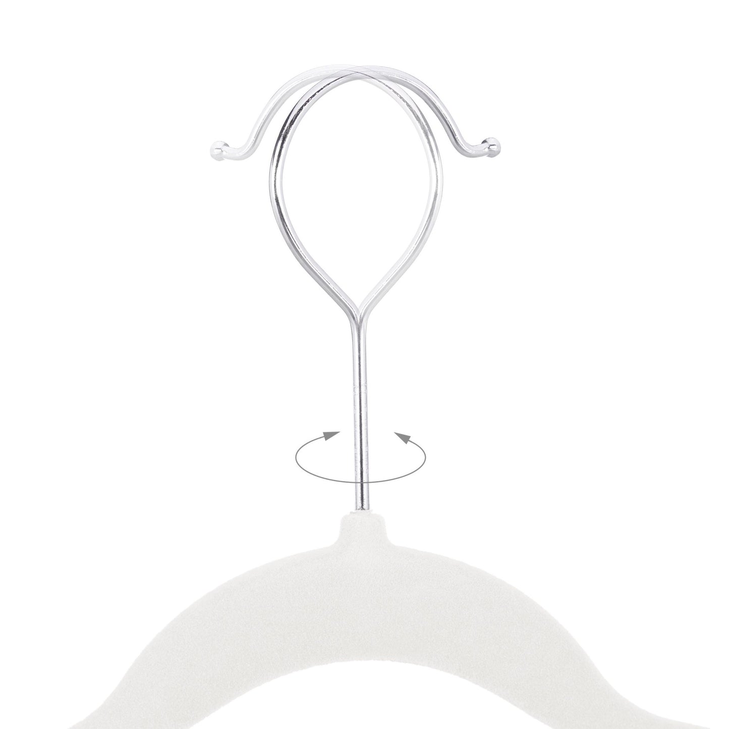 Hanger in velvet