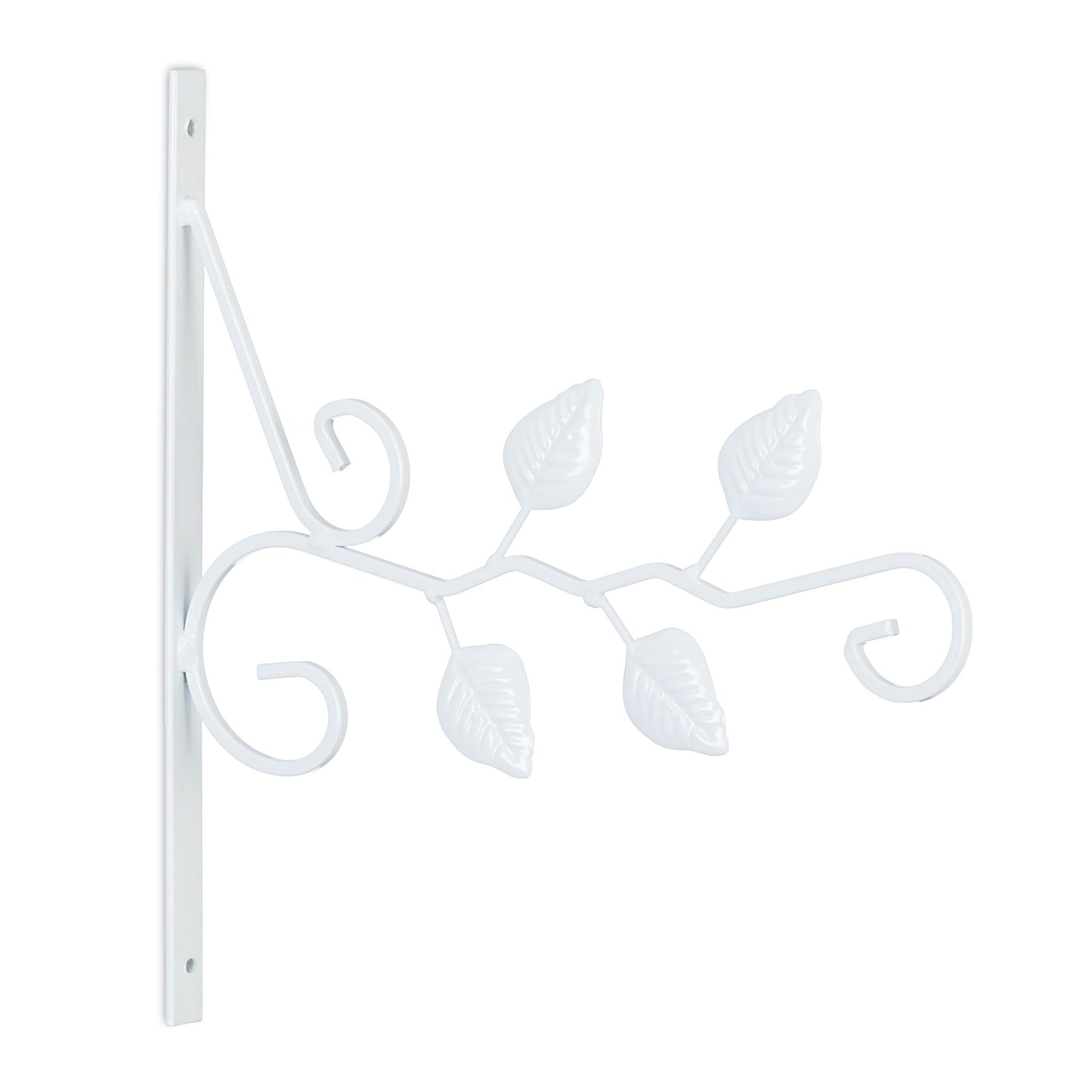 Hanging Basket Bracket with Leaves