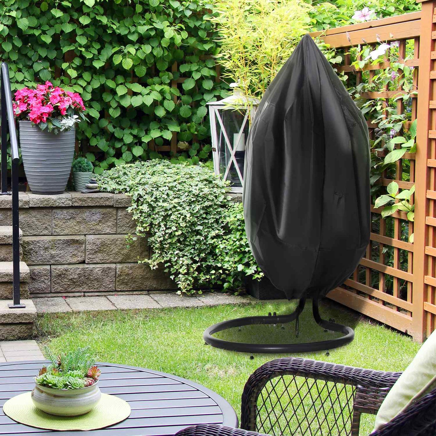Waterproof hanging chair cover, 210D Oxford, outdoor use
