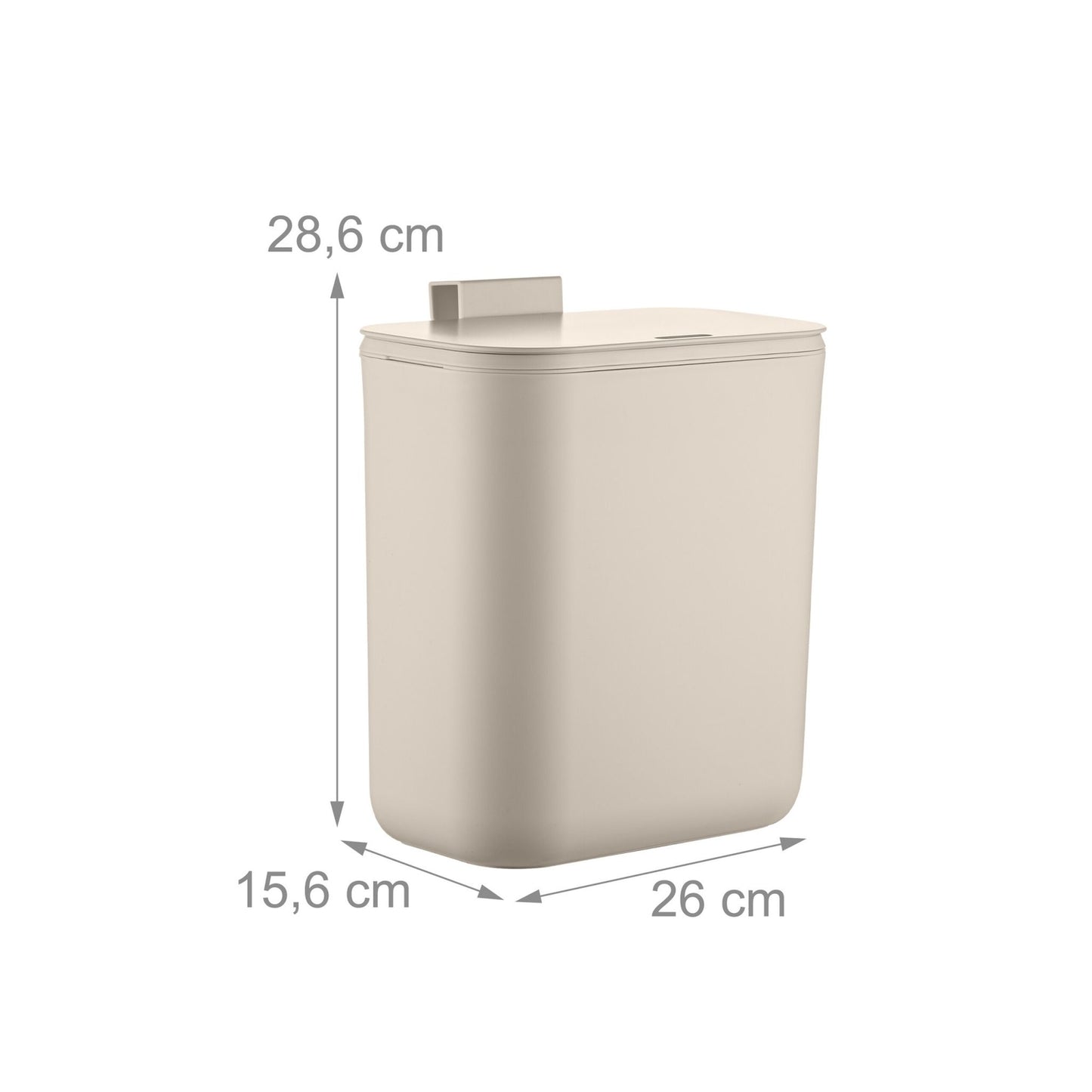 Hanging Kitchen Bin, 9L – Compact Waste Disposal