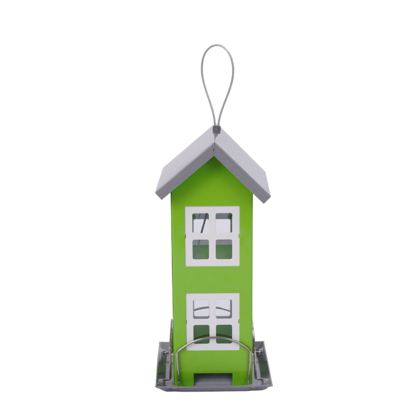 Hanging Metal Birdhouse with Removable Roof