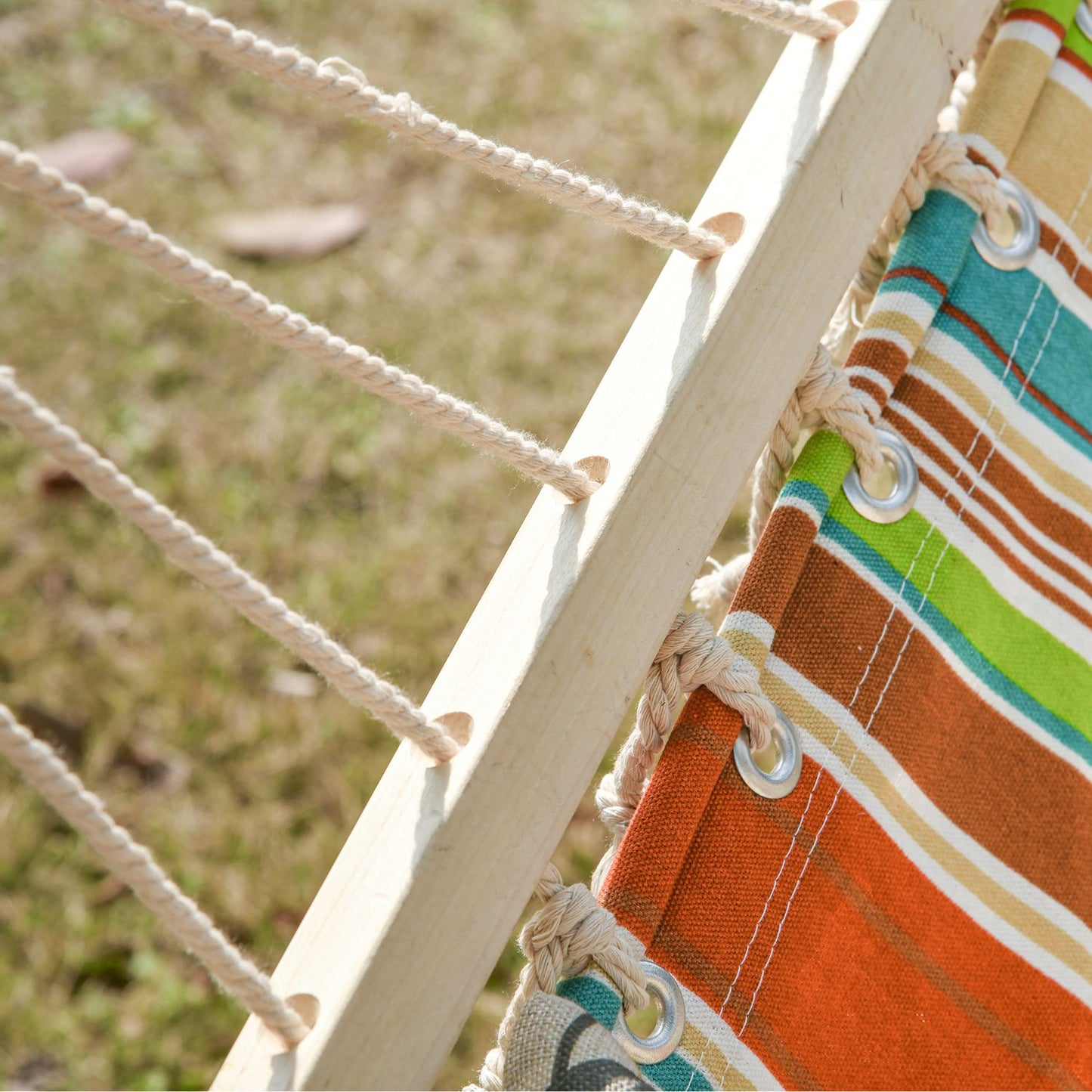 Colorful striped hanging chair Hammock swing, 188 x 140 cm