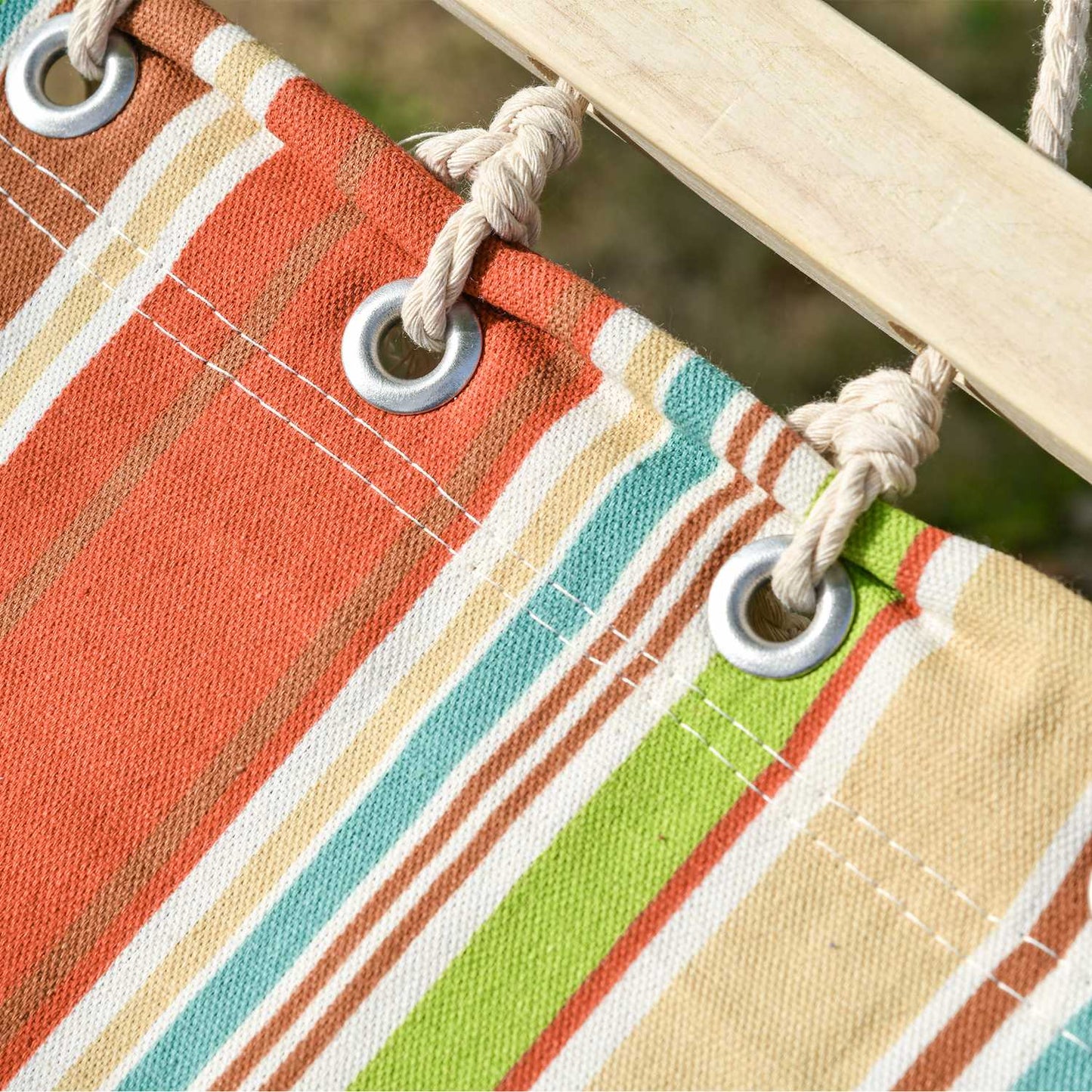 Colorful striped hanging chair Hammock swing, 188 x 140 cm