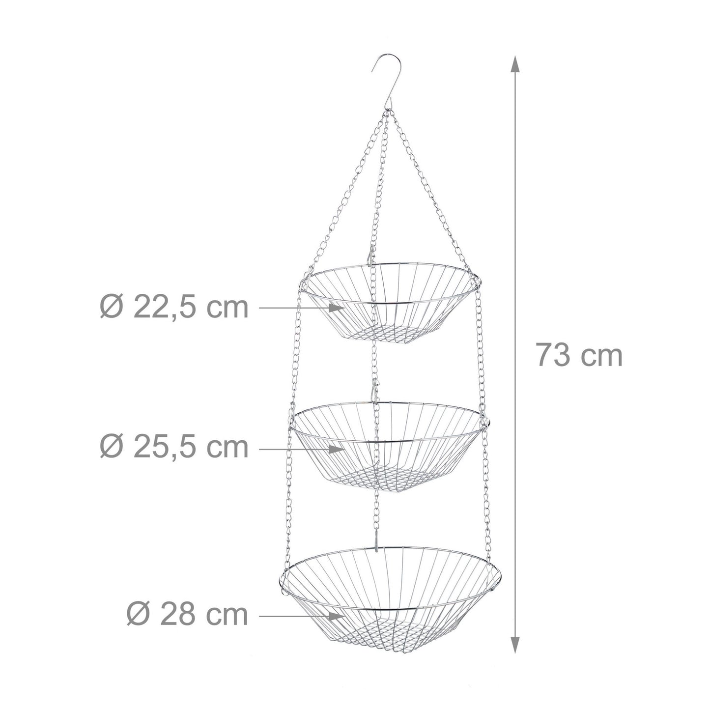 Hanging basket 3 levels