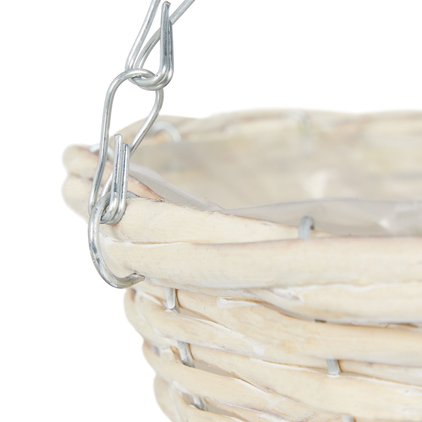 Hanging basket in rattan, set of 3