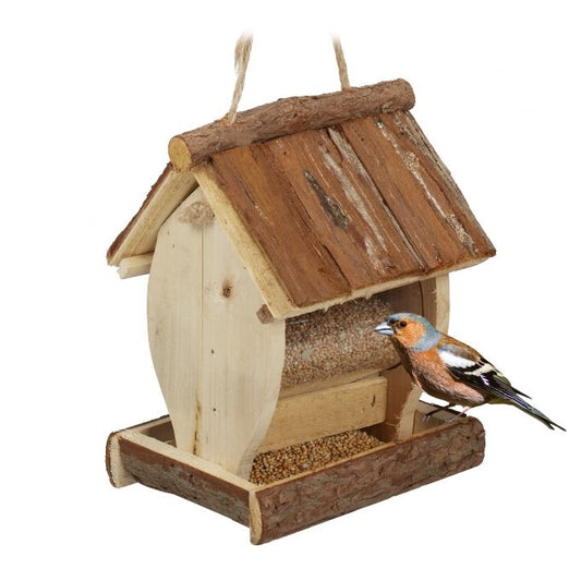 Hanging bird feeder