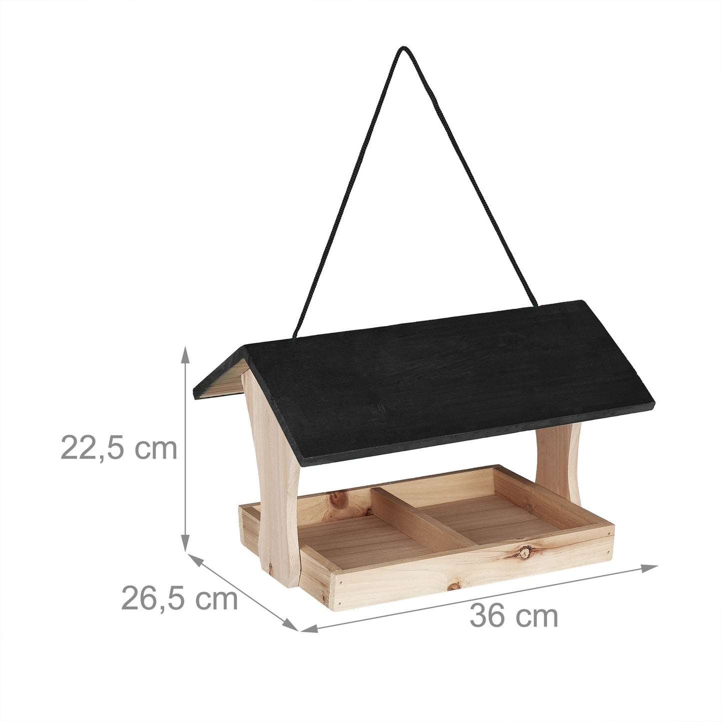 Hanging bird feeder
