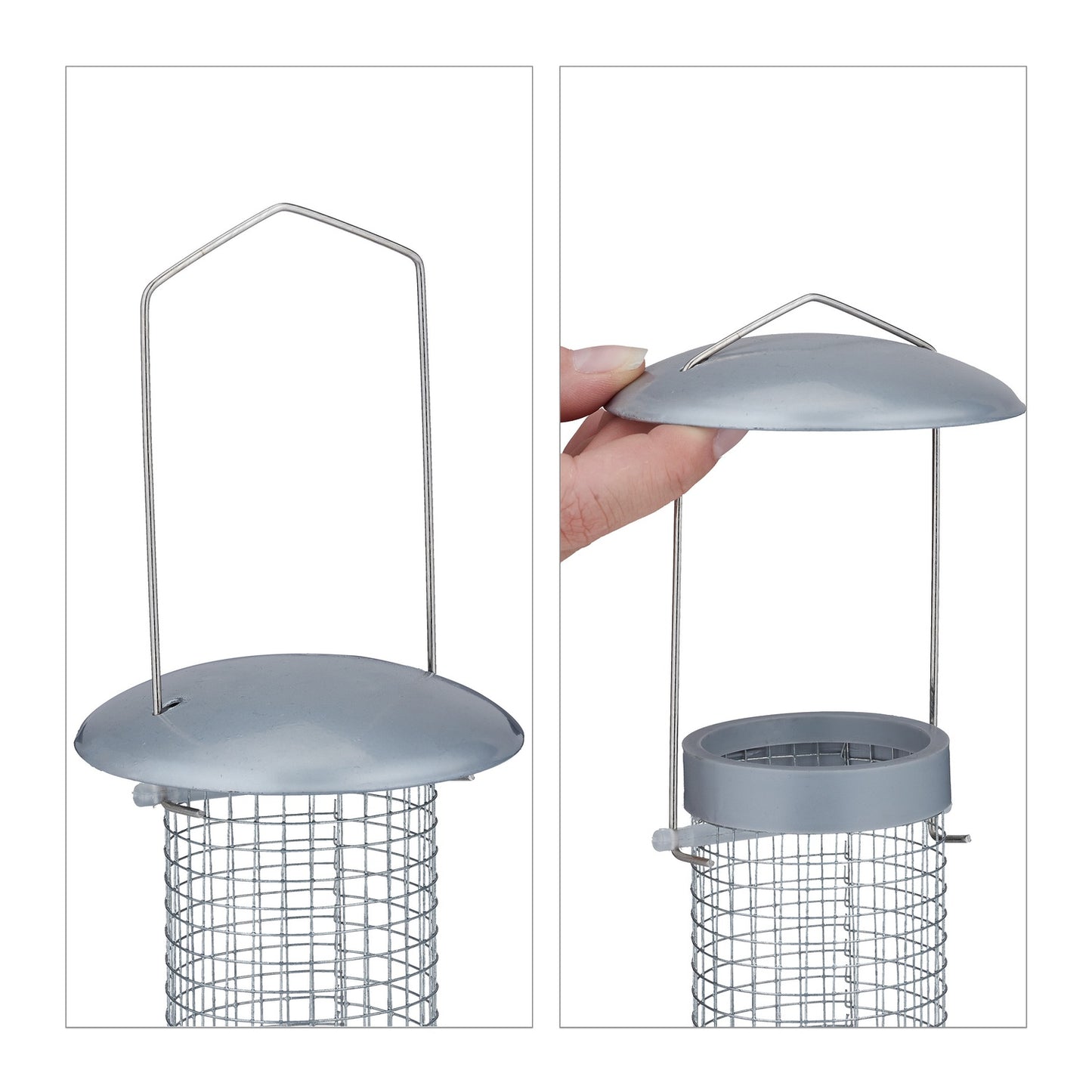 Hanging bird feeders in sets of 2