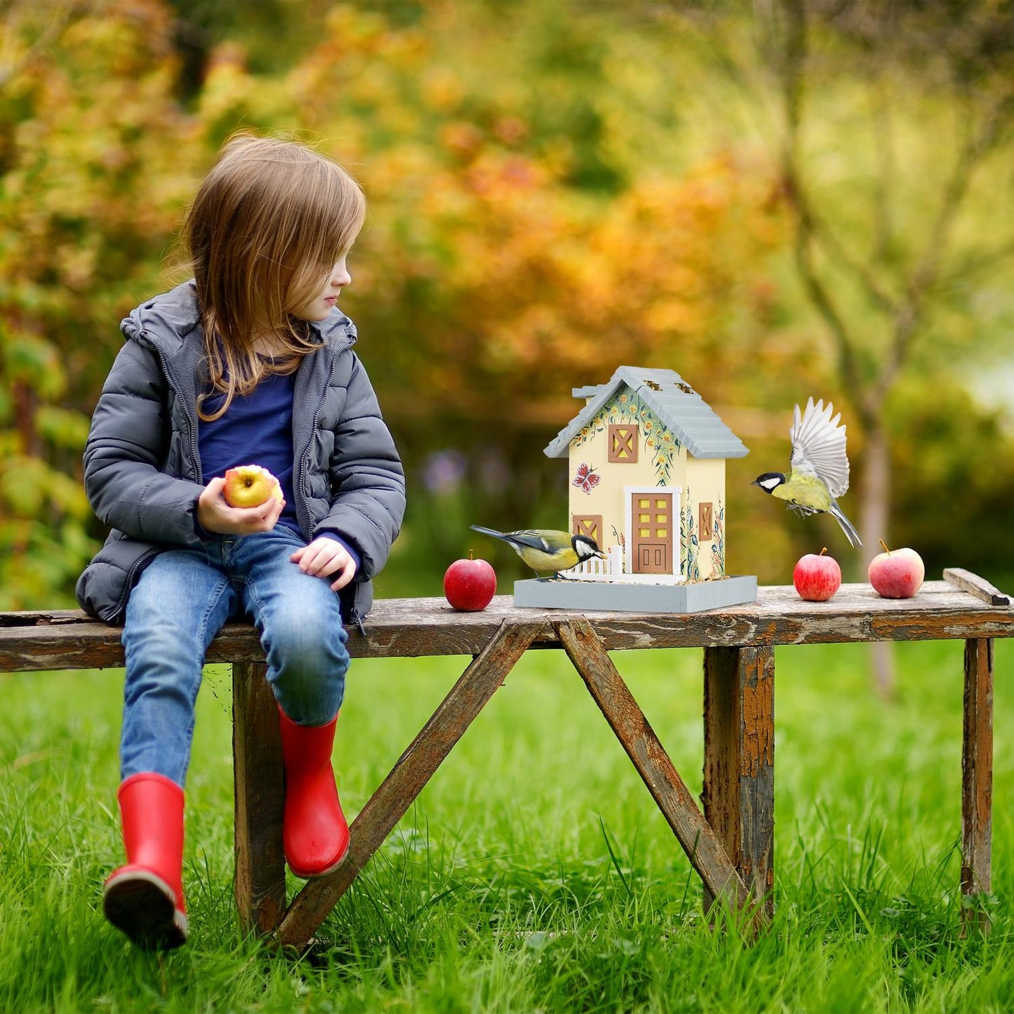 Hanging bird house