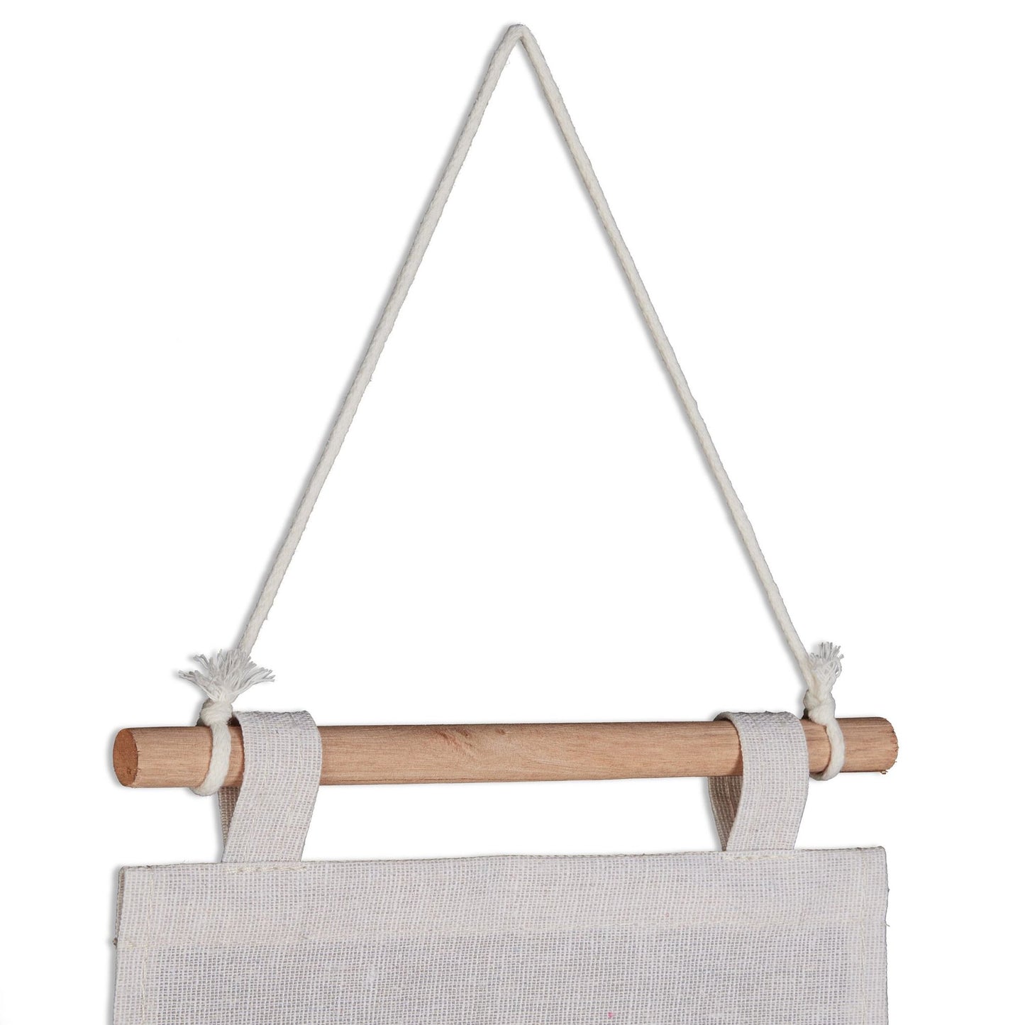 Hanging fabric organizer