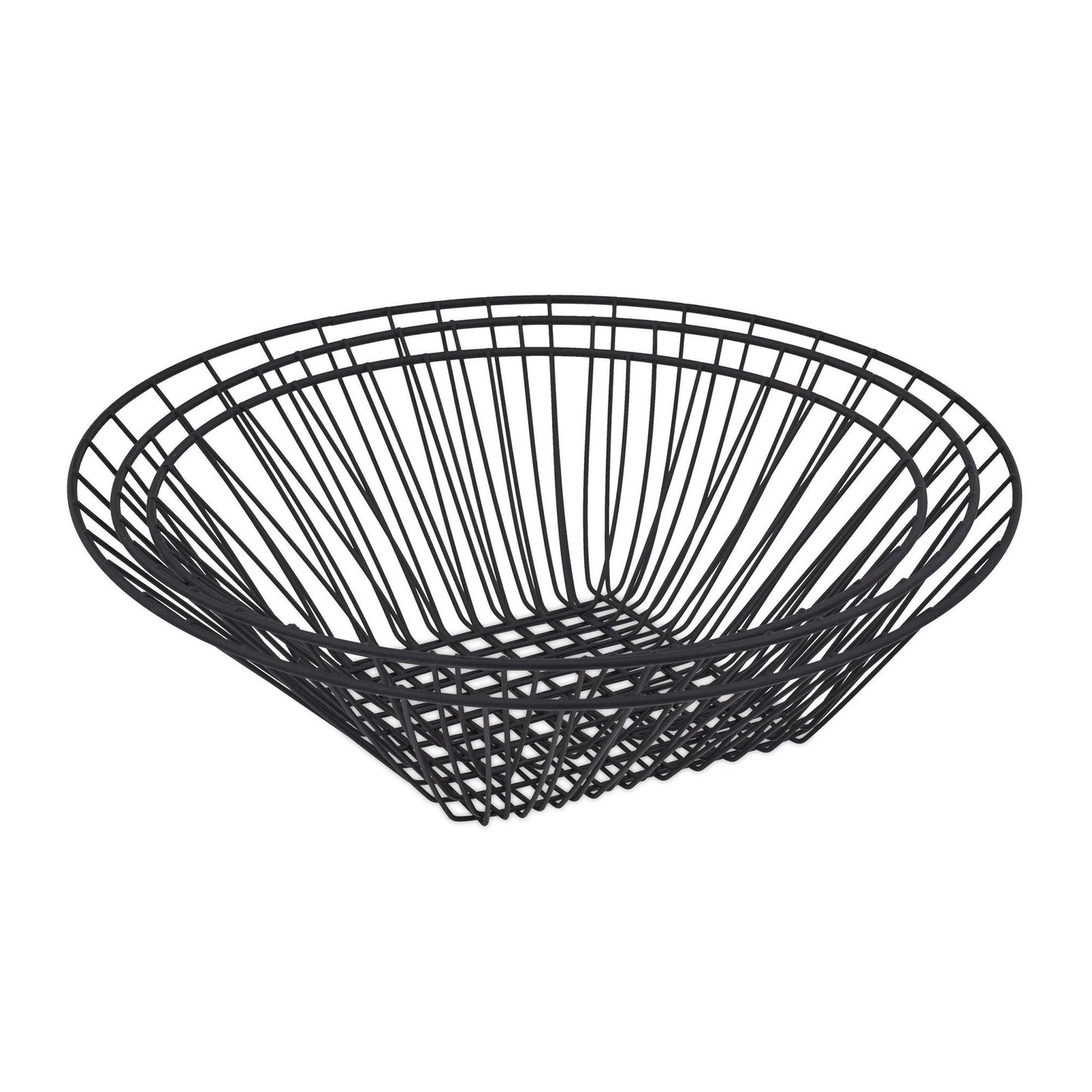 Hanging fruit basket in black