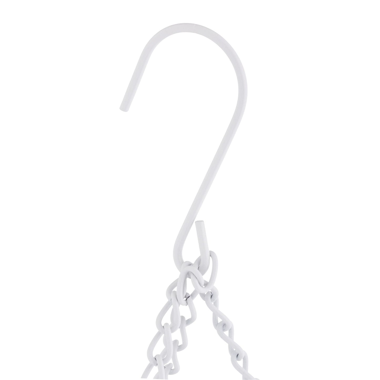 Hanging fruit basket in white