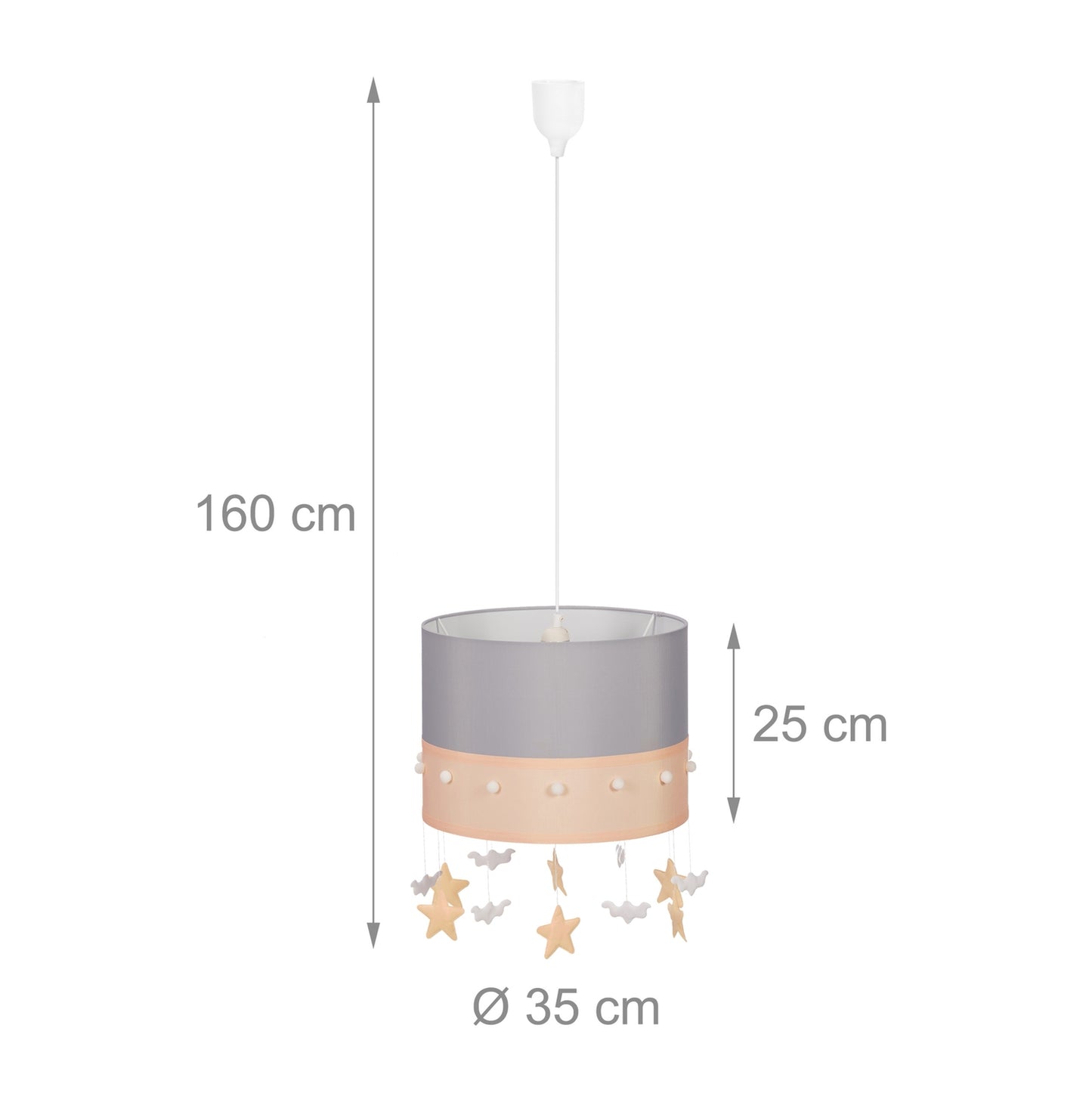 Hanging lamp children's room sky